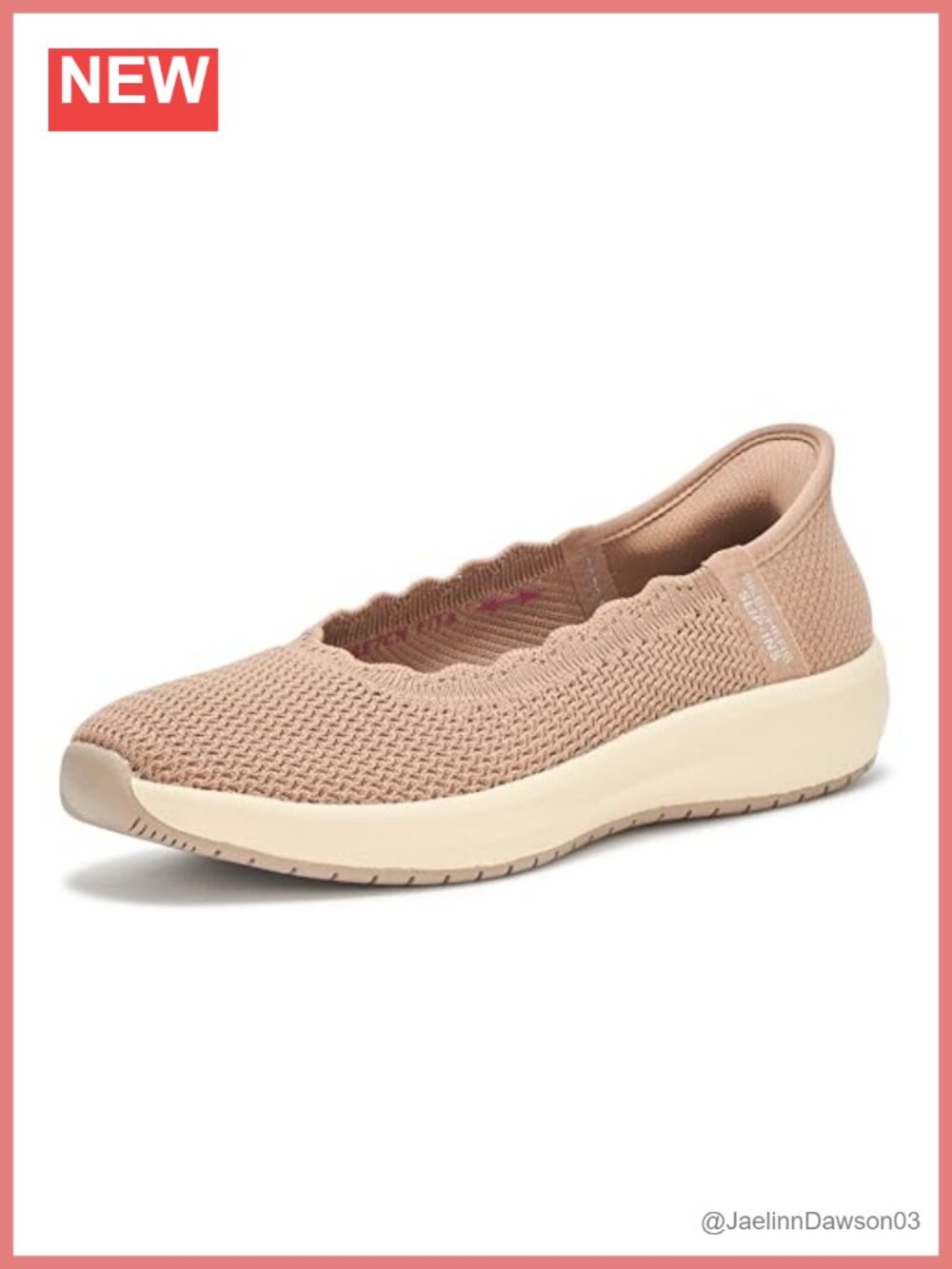 Slip-On Knit Loafers with Memory Foam Cushioning - Easy Pull-On